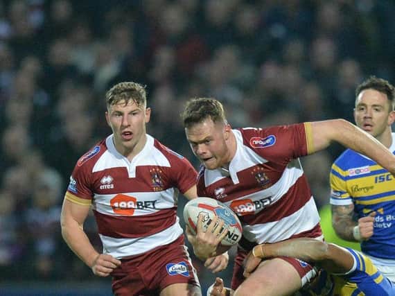 Joe Burgess is set to reunite with George Williams in the Wigan side tomorrow