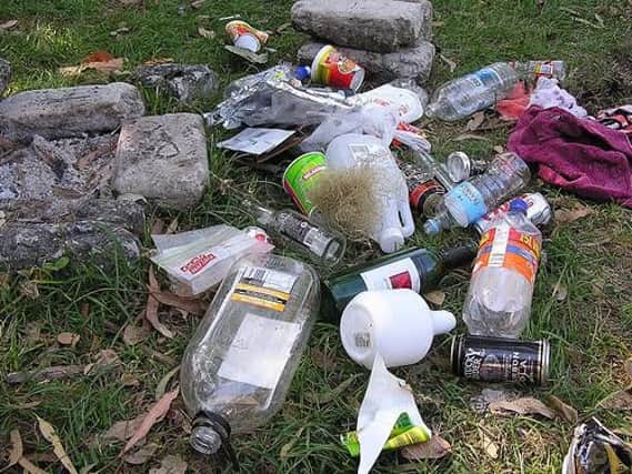 A correspondent says rather than 'going on strike' youngsters should stop throwing litter.