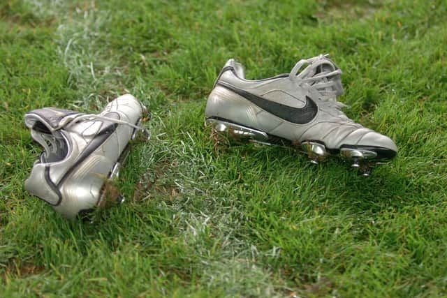Dallas left his boots on the pitch at the JJB Stadium after his final match