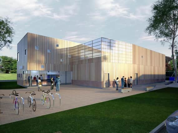 An artist's impression of the new leisure hub