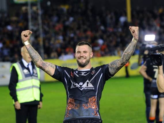 Zak Hardaker was a fans' favourite at Castleford before his ban