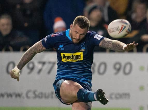 Zak Hardaker returned to Castleford for the first time as a Wigan player