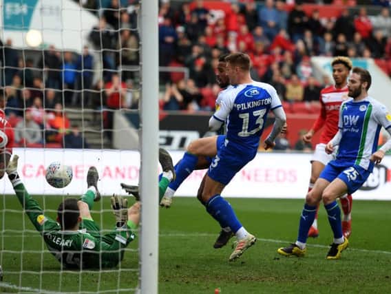 Wigan Athletic left it late at Bristol City