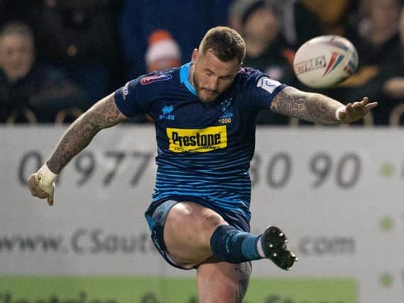 Zak Hardaker has been working on his goal-kicking this week after an off-night at Castleford