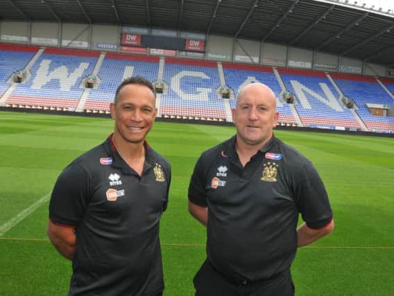 Adrian Lam with Shaun Edwards last August