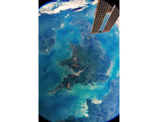 This NASA photograph shows just how close the United Kingdom is to space