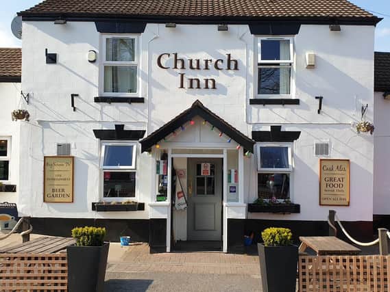 The Church Inn - offering a pub lunch for just a pound!