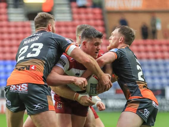 Wigan beat Castleford by 6-4