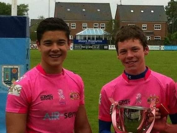 Jake Shorrocks and Liam Marshall won a national championship with St Pat's