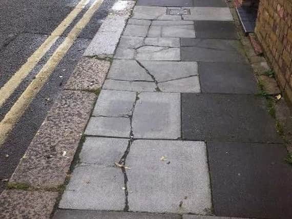 Uneven pavements can be daunting to frailer pedestrians
