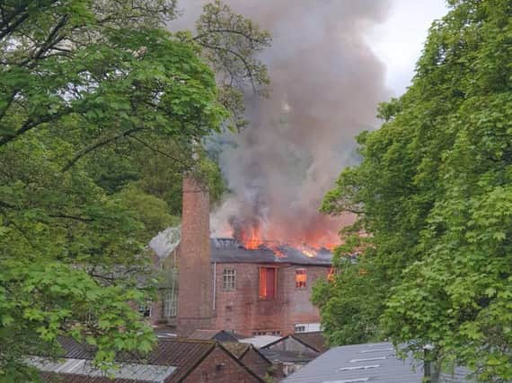 Smoke could be seen for miles around. Pic: Paul from PR Photography