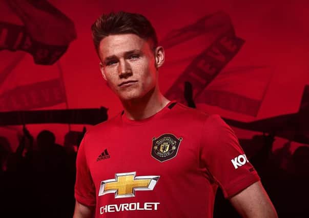 Lancaster lad Scott McTominay models United's new look
