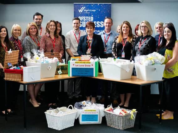 Wigan and Leigh Colleges additional support team gets involved in the Let it Grow campaign