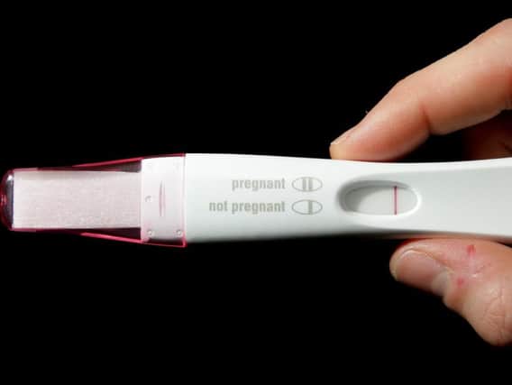 A pregnancy test kit