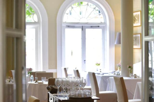 The Fig Restaurant at Cotswold House Hotel and Spa.