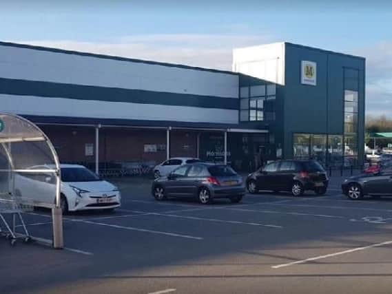 Emergency services were called to the supermarket car park