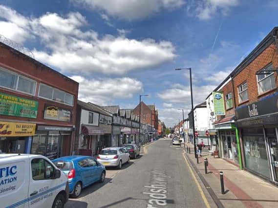The incident occurred on Bradshawgate in Leigh on Wednesday, May 22