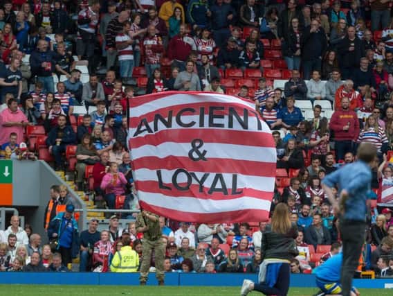 Wigan fans saw their side face Warrington in the headlining game on Saturday