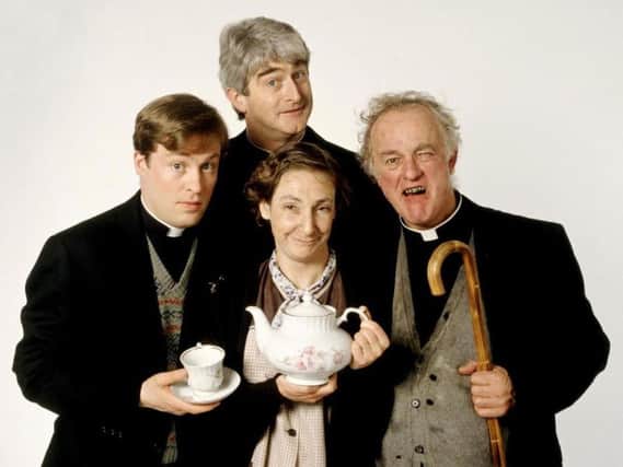 The original cast of Father Ted