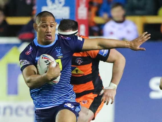 Taulima Tautai in action against Castleford this season. Picture: SWPix
