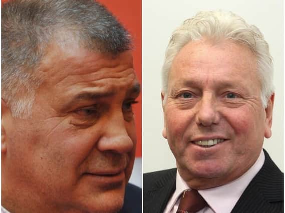 Shaun Wane and Martin Ainscough are being recognised with stars