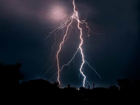 The Met Office has issued a yellow weather warning for thunderstorms to Wigan, as torrential rain and lightning are set to hit.