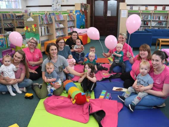 The indoor picnic at Ashton Library