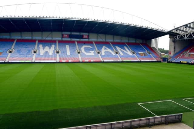 The DW Stadium is looking in fine condition ahead of tonight's match