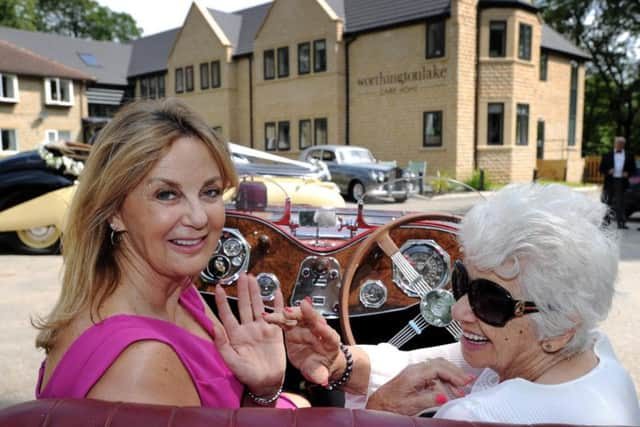 Betty and her daughter Sue Higginson in the 1934 MG PA