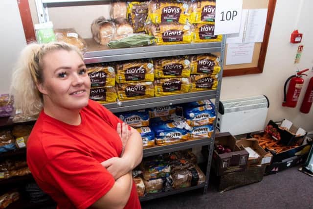 Charlotte Young, manager of the Sunshine Pantry
