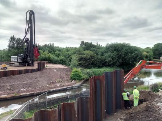 Work beginning on widening the bridge between Chapel Lane and Poolstock