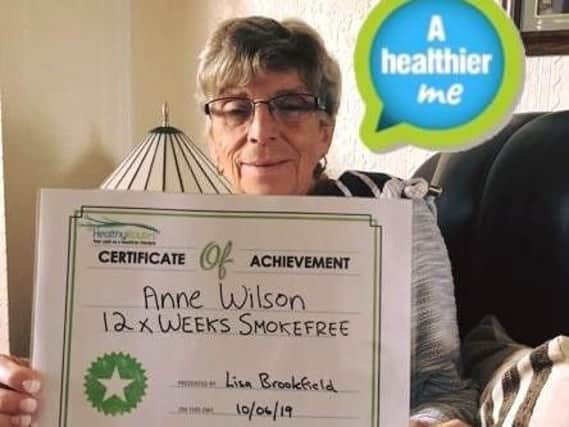 Anne Wilson quit after 55 years of smoking