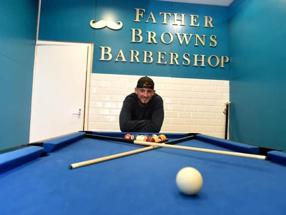 Matty Brown of Father Brown's Barbershop