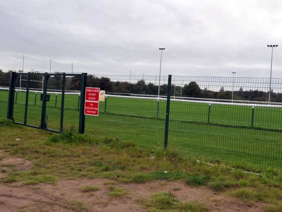 Land south of Bankes Avenue in Pemberton, near Orrell St James ARLFC rugby ground - part of the area Wigan Council has compulsory purchased for a new link road.