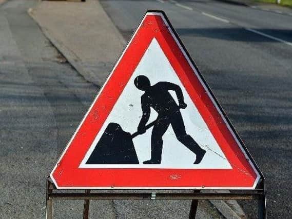 The roadworks are expected to be finished next week