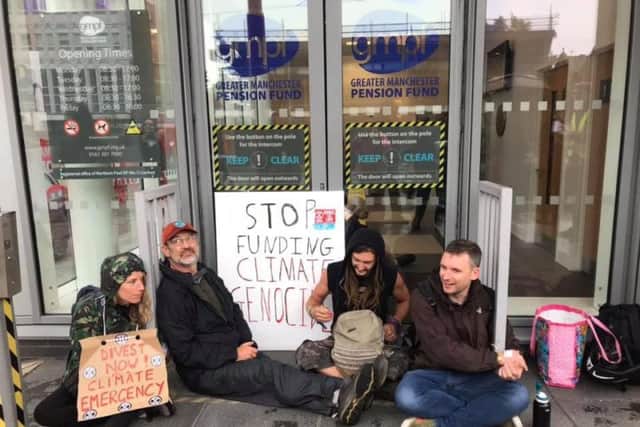 The protesters