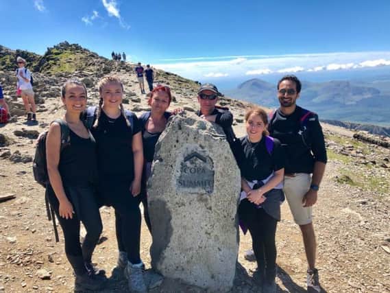 Millenium Care staff reach summit of Mount Snowdon
