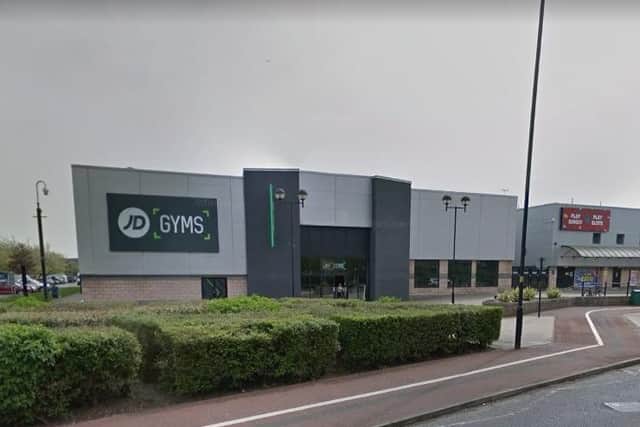 JD Gyms was closed on Wednesday morning. Pic: Google Street View
