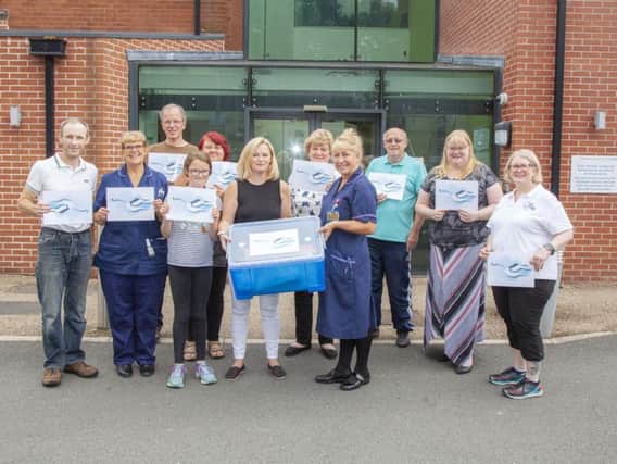 Bereavement boxes have been replenished at Wigan Infirmary