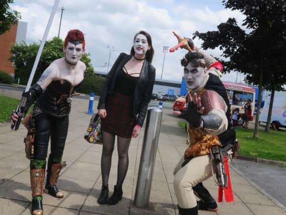 Fans attending a previous Wigan Comic-Con