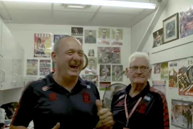 Kit men Roy and George will feature in the first episode of Energy Behind The Team