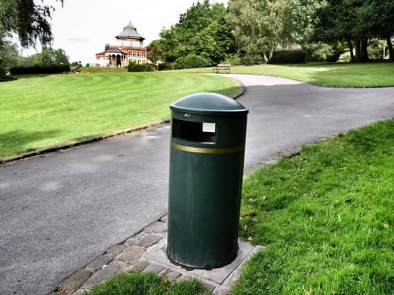 The Post spotted dog muck in Mesnes Park during a visit last week