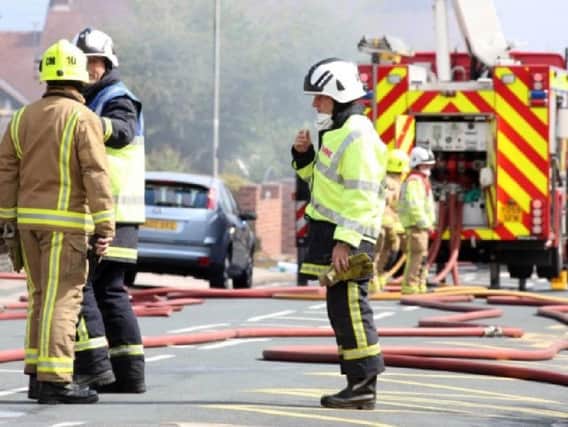 Drop in fire-related 999 call outs