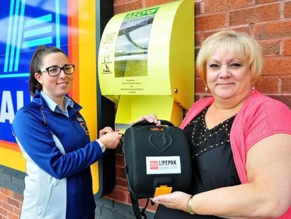 The defibrillator which went missing but has mysteriously returned
