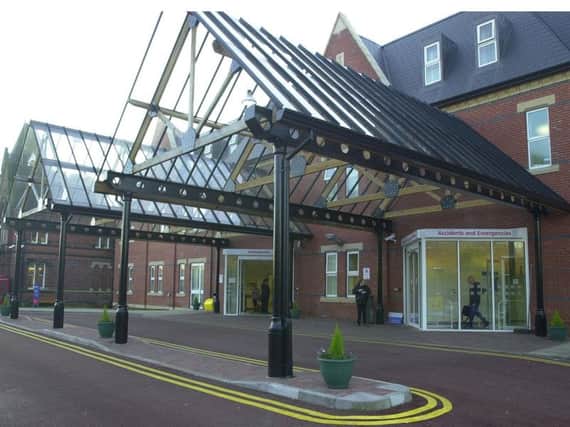 Wigan accident and emergency department at Wigan Infirmary