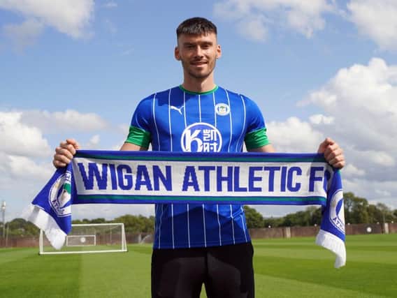 Kieffer Moore joined Wigan Athletic earlier this month