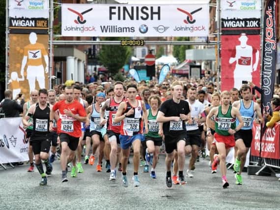 The start of this year's Wigan 10k