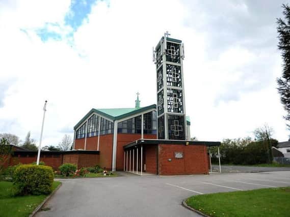 The former St Catherine of Siena RC Church in Lowton. The site will now be turned into 26 houses