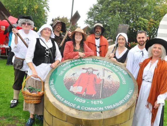 The Wigan Diggers Festival celebrates the life and work of 17th century thinker and writer Gerrard Winstanley