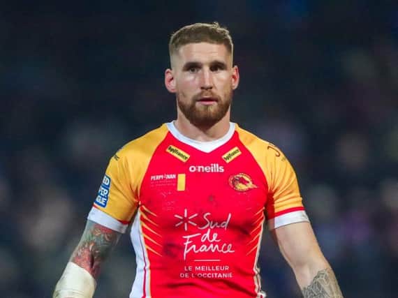 Sam Tomkins is returning to face his hometown club this evening